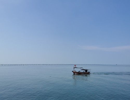 抖音流行的海边景色好段